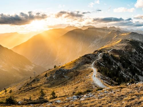 500 Teile Puzzle,Geschicklichkeitsspiel für Die Ganze Familie, Berge Sonnenaufgang Pfad 52x38cm 500 Teile Puzzle,Geschicklichkeitsspiel für Die Ganze Familie, Berge Sonnenaufgang Pfad 52x38cm von FRUKAT