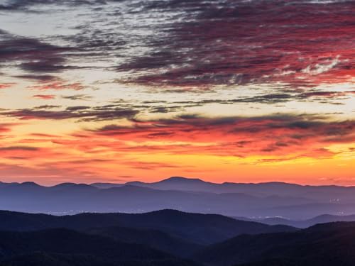 500 Teile Puzzle,Geschicklichkeitsspiel für Die Ganze Familie, Berge Sonnenuntergang Nebel 52x38cm 500 Teile Puzzle,Geschicklichkeitsspiel für Die Ganze Familie, Berge Sonnenuntergang Nebel 52x38cm von FRUKAT