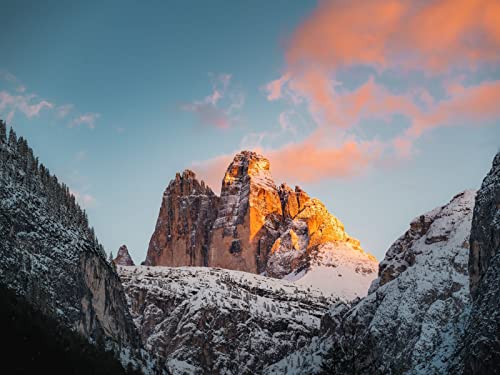 500 Teile Puzzle,Geschicklichkeitsspiel für Die Ganze Familie - Berg Fels Schnee 52x38cm 500 Teile Puzzle,Geschicklichkeitsspiel für Die Ganze Familie - Berg Fels Schnee 52x38cm von FRUKAT