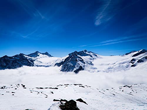 500 Teile Puzzle,Geschicklichkeitsspiel für Die Ganze Familie - Berge Schnee Wolken 52x38cm 500 Teile Puzzle,Geschicklichkeitsspiel für Die Ganze Familie - Berge Schnee Wolken 52x38cm von FRUKAT