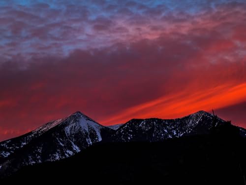 500 Teile Puzzle,Geschicklichkeitsspiel für Die Ganze Familie - Berge Sonnenuntergang Himmel 52x38cm 500 Teile Puzzle,Geschicklichkeitsspiel für Die Ganze Familie - Berge Sonnenuntergang Himmel 52x38cm von FRUKAT