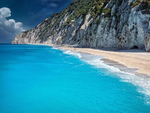 500 Teile Puzzle,Geschicklichkeitsspiel für die ganze Familie, Strand, Meer, Felsen 52x38cm 500 Teile Puzzle,Geschicklichkeitsspiel für die ganze Familie, Strand, Meer, Felsen 52x38cm von FRUKAT