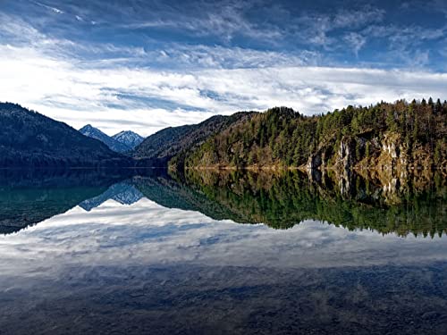 500 Teile Puzzle,Impossible Puzzle,Puzzle-Geschenk, See Berge Wasser 52x38cm 500 Teile Puzzle,Impossible Puzzle,Puzzle-Geschenk, See Berge Wasser 52x38cm von FRUKAT