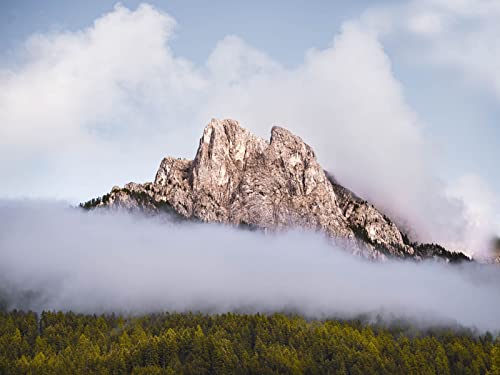 500 Teile Puzzle,Lernen Pädagogische Puzzle Spielzeug - Berg Fels Nebel 52x38cm 500 Teile Puzzle,Lernen Pädagogische Puzzle Spielzeug - Berg Fels Nebel 52x38cm von FRUKAT