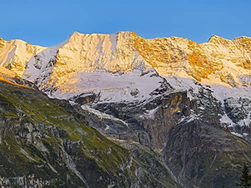 500 Teile Puzzle,Lernen Pädagogische Puzzle Spielzeug - Berge Hang Schnee 52x38cm von FRUKAT