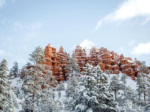 500 Teile Puzzle,Lernen Pädagogische Puzzle Spielzeug - Berge Schnee 52x38cm 500 Teile Puzzle,Lernen Pädagogische Puzzle Spielzeug - Berge Schnee 52x38cm von FRUKAT
