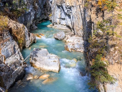 500 Teile Puzzle,Lernen Pädagogische Puzzle Spielzeug - Fluss Felsen Bäume 52x38cm 500 Teile Puzzle,Lernen Pädagogische Puzzle Spielzeug - Fluss Felsen Bäume 52x38cm von FRUKAT
