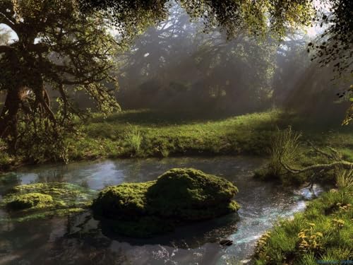 500 Teile Puzzle,Lernen Pädagogische Puzzle Spielzeug - Teich Wälder Bäume 52x38cm 500 Teile Puzzle,Lernen Pädagogische Puzzle Spielzeug - Teich Wälder Bäume 52x38cm von FRUKAT