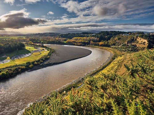 500 Teile Puzzle,Puzzle für Erwachsene,Farbenfrohes Legespiel - Fluss Wälder Büsche 52x38cm 500 Teile Puzzle,Puzzle für Erwachsene,Farbenfrohes Legespiel - Fluss Wälder Büsche 52x38cm von FRUKAT