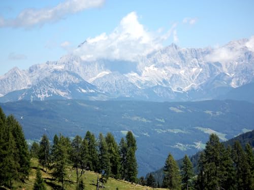 500 Teile Puzzle,Puzzle für Erwachsene,farbenfrohes Legespiel-Österreich, Alpen, Berge 52x38cm von FRUKAT