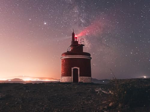 500 Teile Puzzle,herausforderndes Puzzle für Erwachsene und Kinder ab 14 Jahren-Leuchtturm, Gebäude, Sternenhimmel, Sterne, Nacht 52x38cm 500 Teile Puzzle,herausforderndes Puzzle für Erwachsene und Kinder ab 14 Jahren-Leuchtturm, Gebäude, Sternenhimmel, Sterne, Nacht 52x38cm von FRUKAT
