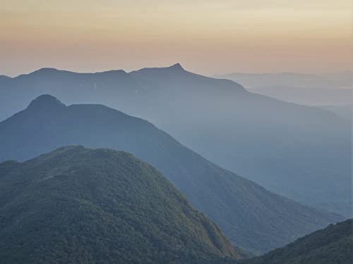 500 Teile Puzzle Farbenfrohes Puzzle für Erwachsene und Kinder - Hügel Berge Wälder 52x38cm 500 Teile Puzzle Farbenfrohes Puzzle für Erwachsene und Kinder - Hügel Berge Wälder 52x38cm von FRUKAT