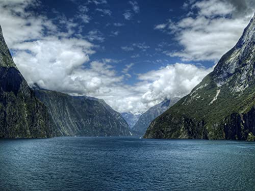 500 Teile Puzzle Farbenfrohes Puzzle für Erwachsene und Kinder - See Berge Himmel 52x38cm 500 Teile Puzzle Farbenfrohes Puzzle für Erwachsene und Kinder - See Berge Himmel 52x38cm von FRUKAT