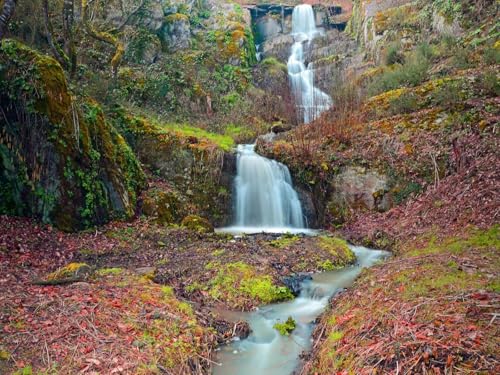 500 Teile Puzzle farbenfrohes Puzzle für Erwachsene und Kinder -Herbst, Berg, Fluss 52x38cm von FRUKAT