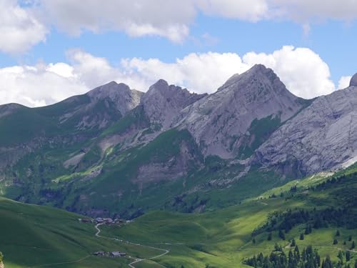 500 Teile Puzzle für Erwachsene und Kinder ab 14 Jahren-Berge, Tal, Wanderweg, Bäume 52x38cm 500 Teile Puzzle für Erwachsene und Kinder ab 14 Jahren-Berge, Tal, Wanderweg, Bäume 52x38cm von FRUKAT