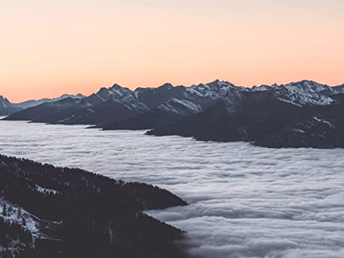500 Teile Puzzle für Erwachsene und Kinder ab 14 Jahren - Berge Wolken Dämmerung 52x38cm 500 Teile Puzzle für Erwachsene und Kinder ab 14 Jahren - Berge Wolken Dämmerung 52x38cm von FRUKAT