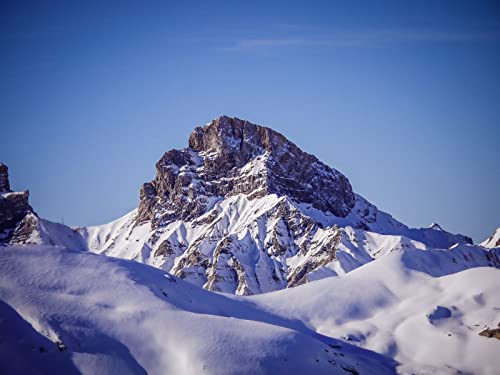500 Teile Puzzle für Erwachsene und Kinder ab 14 Jahren - Berggipfelschnee 52x38cm 500 Teile Puzzle für Erwachsene und Kinder ab 14 Jahren - Berggipfelschnee 52x38cm von FRUKAT