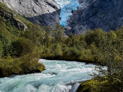 500 Teile erwachsenenpuzzle ab 14 Jahren, Fluss, Bäume, Berge, Schnee 52x38cm 500 Teile erwachsenenpuzzle ab 14 Jahren, Fluss, Bäume, Berge, Schnee 52x38cm von FRUKAT