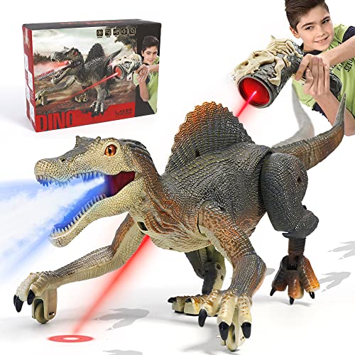 FRUSE Fernbedienung Dinosaurier Spielzeug,Dino Ferngesteuert mit Licht Verfolgung,Sprühnebel,Wiederaufladbarer Batterie,Jurassic für Jungen Mädchen Kinder Alter 3 4 5 6 7 8 FRUSE Fernbedienung Dinosaurier Spielzeug,Dino Ferngesteuert mit Licht Verfolgung,Sprühnebel,Wiederaufladbarer Batterie,Jurassic für Jungen Mädchen Kinder Alter 3 4 5 6 7 8 von FRUSE
