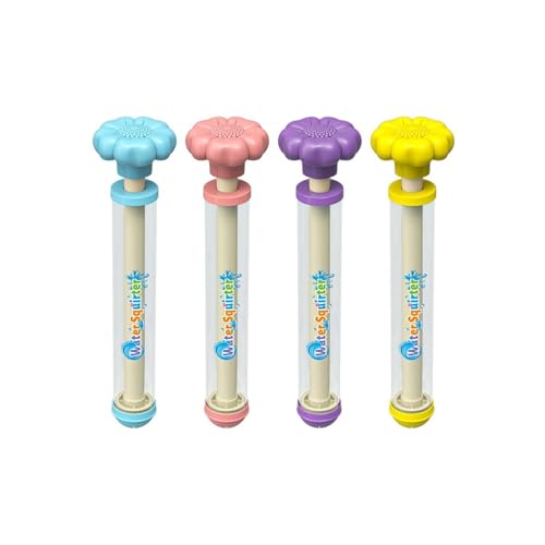 4 Stück Feuerwerks Wasserpistole Spielzeug,WassersprüHspielzeug,Romantisches Feuerwerk Wasserpistole für Paare,Hochdruck Water Squirter Im Feuerwerksstil zum Baden,Pool, Party (Mehrfarbig) von FSLLWGWG