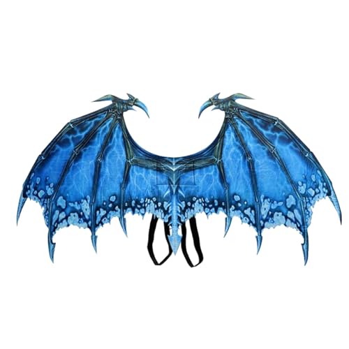 FSLLWGWG Halloween Dekoration,Halloween Karneval Kostüm Cosplay Dämon Drachenflügel für Erwachsene (B) von FSLLWGWG