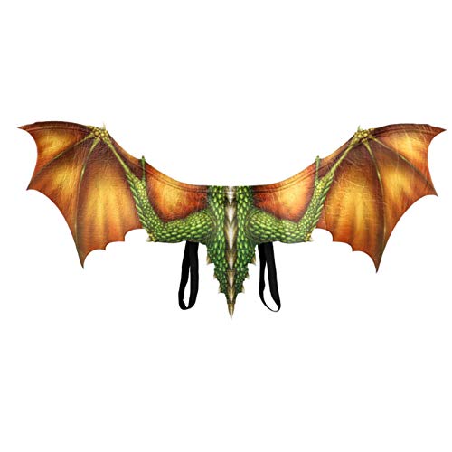 Halloween Drachenflügel Halloween Kostüm Party Requisiten Cosplay Flügel Weihnachten Halloween Dinosaurier Kostüm Karneval Flügel Drachenflügel Verkleidung Up Cape Karneval Maskerade Kostüm (Gelb) Halloween Drachenflügel Halloween Kostüm Party Requisiten Cosplay Flügel Weihnachten Halloween Dinosaurier Kostüm Karneval Flügel Drachenflügel Verkleidung Up Cape Karneval Maskerade Kostüm (Gelb) von FSLLWGWG