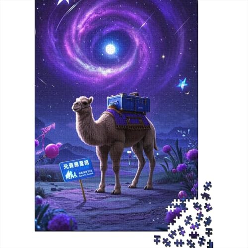 1000-Teile Holzpuzzle - Kamelflecken | Bildungs- Und Unterhaltungsspiel Für Die Ganze Familie | Für Heranwachsende, Jugendliche Und Erwachsene 1000-Teile Holzpuzzle - Kamelflecken | Bildungs- Und Unterhaltungsspiel Für Die Ganze Familie | Für Heranwachsende, Jugendliche Und Erwachsene von FSMHDG