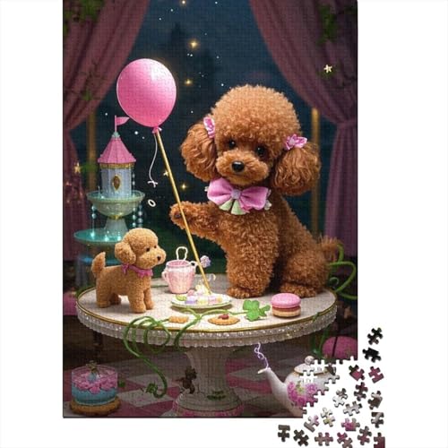 1000 Teile Holzpuzzle - Teacup Pudel, Perfekt Für Teamarbeit, Entwickelt Kognitive Fähigkeiten, Spaß Für Alle 1000 Teile Holzpuzzle - Teacup Pudel, Perfekt Für Teamarbeit, Entwickelt Kognitive Fähigkeiten, Spaß Für Alle von FSMHDG