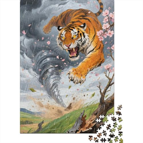 1000-Teile Holzpuzzle - Tiger | Bildungs- Und Unterhaltungsspiel Für Die Ganze Familie | Für Heranwachsende, Jugendliche Und Erwachsene 1000-Teile Holzpuzzle - Tiger | Bildungs- Und Unterhaltungsspiel Für Die Ganze Familie | Für Heranwachsende, Jugendliche Und Erwachsene von FSMHDG
