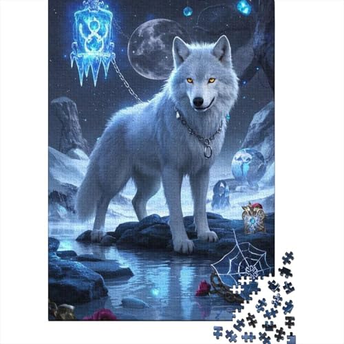 1000 Teile Holzpuzzle - Wolf, Spannendes Puzzle-Erlebnis, Stärkt Familiebande, Geeignet Für Heranwachsende & Erwachsene 1000 Teile Holzpuzzle - Wolf, Spannendes Puzzle-Erlebnis, Stärkt Familiebande, Geeignet Für Heranwachsende & Erwachsene von FSMHDG