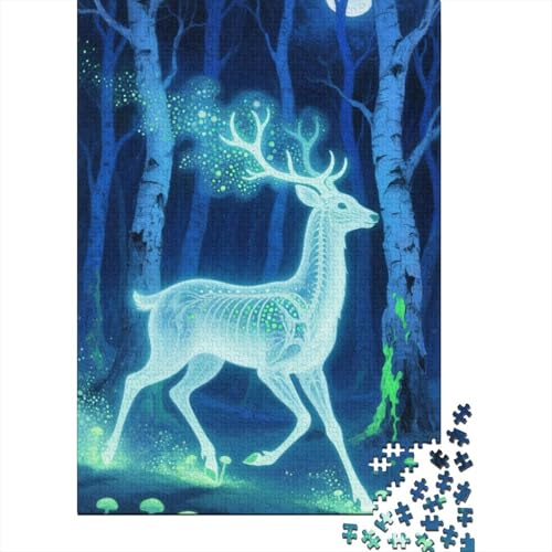 1000 Teile Puzzle Aus Holz - Hirsch Puzzelliebhaber | Bildungsspielzeug Für Die Ganze Familie 1000 Teile Puzzle Aus Holz - Hirsch Puzzelliebhaber | Bildungsspielzeug Für Die Ganze Familie von FSMHDG