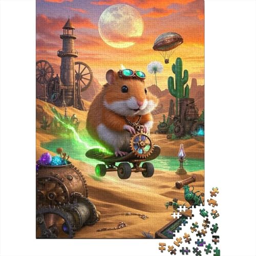 1000 Teile Puzzle Aus Holz - Roborovski-Hamster Puzzelliebhaber | Bildungsspielzeug Für Die Ganze Familie 1000 Teile Puzzle Aus Holz - Roborovski-Hamster Puzzelliebhaber | Bildungsspielzeug Für Die Ganze Familie von FSMHDG
