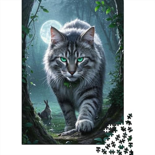 1000 Teile Puzzle - Norwegische Waldkatze - Holzpuzzle Für Heranwachsende, Jugendliche Und Erwachsene, Familien-Spielnacht, Bildungs- Und Spaßgeschenk 1000 Teile Puzzle - Norwegische Waldkatze - Holzpuzzle Für Heranwachsende, Jugendliche Und Erwachsene, Familien-Spielnacht, Bildungs- Und Spaßgeschenk von FSMHDG