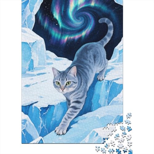 1000 Teile Puzzle - Russische Blaukatze, Aus Holz Gefertigt, Fördert Kreatives Denken Und Entspannung, Geeignet Für Alle Altersklassen 1000 Teile Puzzle - Russische Blaukatze, Aus Holz Gefertigt, Fördert Kreatives Denken Und Entspannung, Geeignet Für Alle Altersklassen von FSMHDG