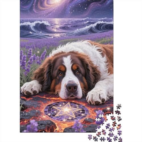 Berner Sennenhund: 1000-Teile Holzpuzzle | Faszinierendes Spielzeug Für Geduld Und Geschick | Geeignet Für Jung Und Alt von FSMHDG