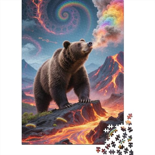 Braunbär - 1000 Teile Für Puzzle-Enthusiasten | Holzspielzeug, Das Den Verstand Schärft | Ideal Für Jede Altersgruppe Braunbär - 1000 Teile Für Puzzle-Enthusiasten | Holzspielzeug, Das Den Verstand Schärft | Ideal Für Jede Altersgruppe von FSMHDG