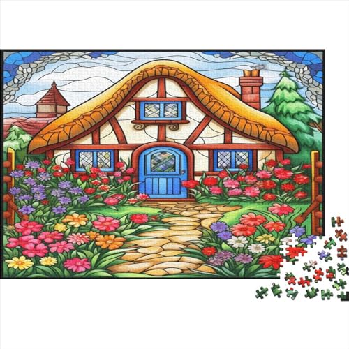 Das Ultimative Puzzle-Erlebnis Mit Mountain Village Cottage | 300 Teile Aus Holz | Fördert Die Feinmotorik Und Das Logische Denken von FSMHDG