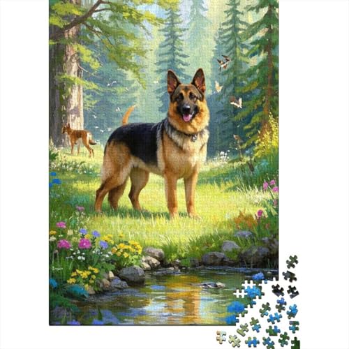 Deutscher Schäferhund - 1000 Teile Holzpuzzle Für Die Ganze Familie, Umweltfreundliches Lernspielzeug, Ideal Für Heranwachsende, Jugendliche Und Erwachsene Deutscher Schäferhund - 1000 Teile Holzpuzzle Für Die Ganze Familie, Umweltfreundliches Lernspielzeug, Ideal Für Heranwachsende, Jugendliche Und Erwachsene von FSMHDG