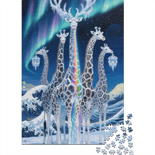 Eco-Friendly Holzpuzzle 1000 Teile - Giraffe Für Die Ganze Familie, Fördert Geduld & Konzentration, Für Erwachsene Und Heranwachsende Eco-Friendly Holzpuzzle 1000 Teile - Giraffe Für Die Ganze Familie, Fördert Geduld & Konzentration, Für Erwachsene Und Heranwachsende von FSMHDG