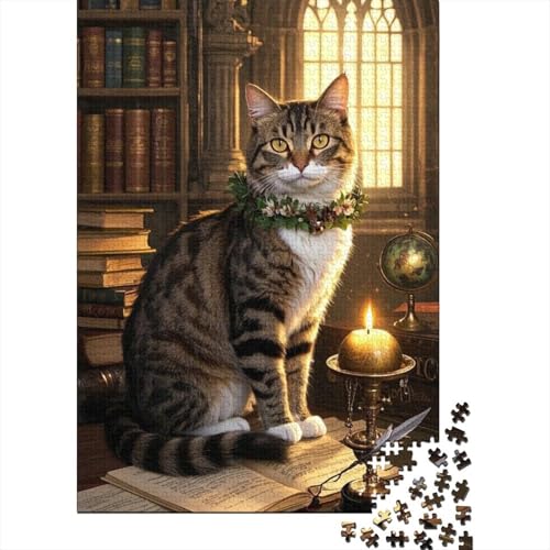 Eco-Friendly Holzpuzzle 1000 Teile - Manx-Katze Für Die Ganze Familie, Fördert Geduld & Konzentration, Für Erwachsene Und Heranwachsende Eco-Friendly Holzpuzzle 1000 Teile - Manx-Katze Für Die Ganze Familie, Fördert Geduld & Konzentration, Für Erwachsene Und Heranwachsende von FSMHDG