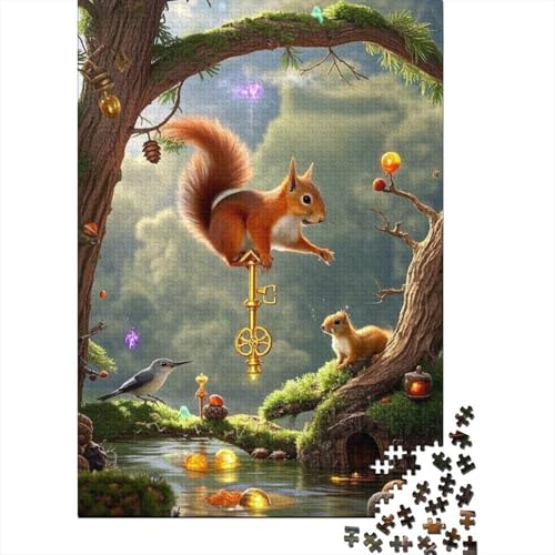 Eichhörnchen - 1000 Teile Holzpuzzle Für Kreative Köpfe, Umweltfreundliches Spielzeug, Faszinierend Für Erwachsene Und Heranwachsende Eichhörnchen - 1000 Teile Holzpuzzle Für Kreative Köpfe, Umweltfreundliches Spielzeug, Faszinierend Für Erwachsene Und Heranwachsende von FSMHDG