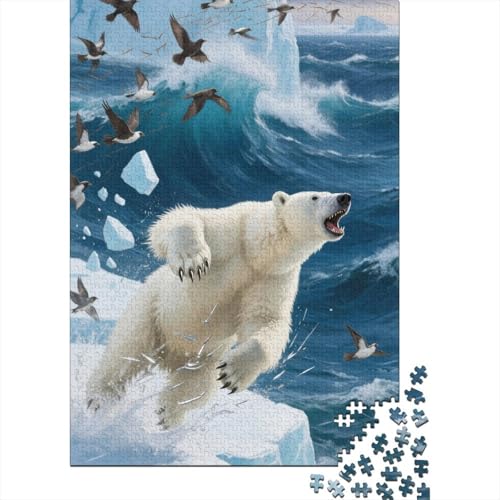 Eisbär - 1000-Teile Holzpuzzle | Landschaften, Fantasy Und Mehr | Entspannung Und Lernspielzeug in Einem Eisbär - 1000-Teile Holzpuzzle | Landschaften, Fantasy Und Mehr | Entspannung Und Lernspielzeug in Einem von FSMHDG
