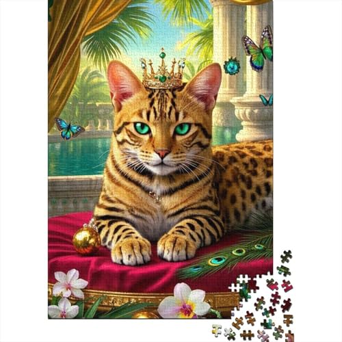 Entdecke Die Welt Mit Bengalkatzekatze | 1000 Teile Puzzle Aus Holz | Faszinierendes Spiel Für Erwachsene & Heranwachsende, Bildet Und Unterhält Entdecke Die Welt Mit Bengalkatzekatze | 1000 Teile Puzzle Aus Holz | Faszinierendes Spiel Für Erwachsene & Heranwachsende, Bildet Und Unterhält von FSMHDG