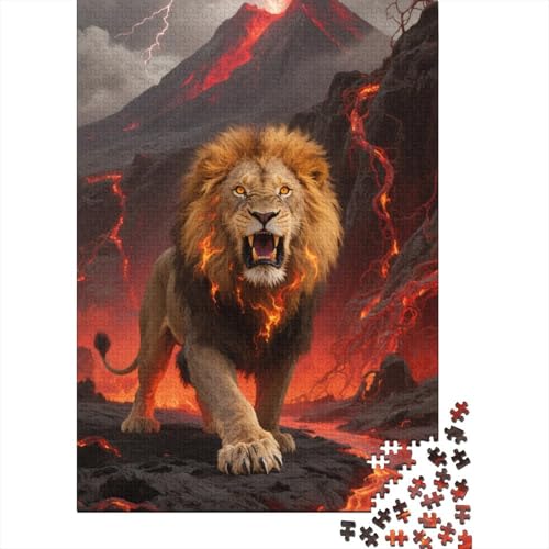 Entdecke Die Welt Mit Löwe | 1000 Teile Puzzle Aus Holz | Faszinierendes Spiel Für Erwachsene & Heranwachsende, Bildet Und Unterhält Entdecke Die Welt Mit Löwe | 1000 Teile Puzzle Aus Holz | Faszinierendes Spiel Für Erwachsene & Heranwachsende, Bildet Und Unterhält von FSMHDG