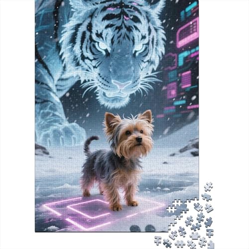 Entdecke Die Welt Mit Malteserr Puppy | 1000 Teile Puzzle Aus Holz | Faszinierendes Spiel Für Erwachsene & Heranwachsende, Bildet Und Unterhält Entdecke Die Welt Mit Malteserr Puppy | 1000 Teile Puzzle Aus Holz | Faszinierendes Spiel Für Erwachsene & Heranwachsende, Bildet Und Unterhält von FSMHDG