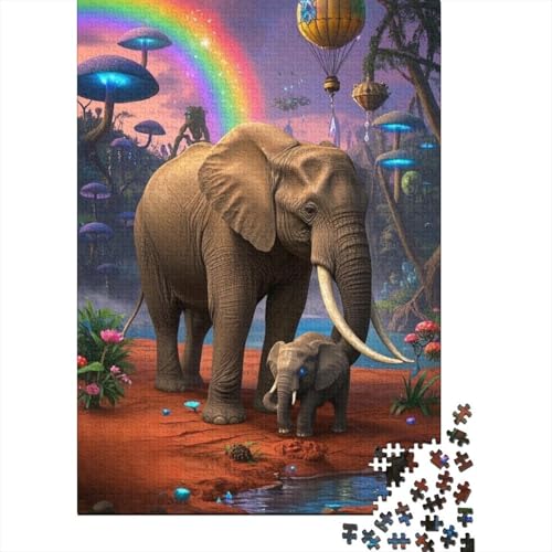 Entdecke Elefant in 1000 Teilen | Premium-Holzpuzzle Für Anspruchsvolle Puzzler | Spaß Für Heranwachsende Und Erwachsene Entdecke Elefant in 1000 Teilen | Premium-Holzpuzzle Für Anspruchsvolle Puzzler | Spaß Für Heranwachsende Und Erwachsene von FSMHDG
