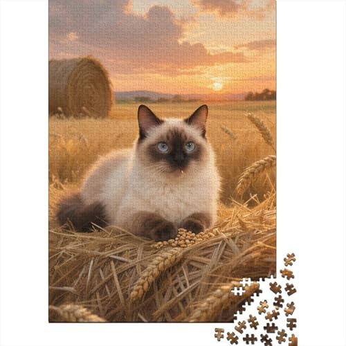 Exotische Shorthairkatze - 1000 Teile Holzpuzzle Für Die Ganze Familie, Umweltfreundliches Lernspielzeug, Ideal Für Heranwachsende, Jugendliche Und Erwachsene Exotische Shorthairkatze - 1000 Teile Holzpuzzle Für Die Ganze Familie, Umweltfreundliches Lernspielzeug, Ideal Für Heranwachsende, Jugendliche Und Erwachsene von FSMHDG