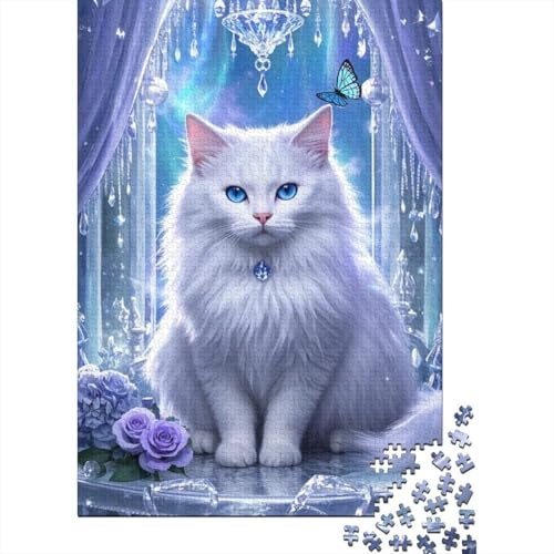 Familien-Puzzle-Spaß Mit 1000 Teilen - Sibirischer Husky | Holzspielzeug Für Kreative Köpfe | Bildendes Spiel Für Alle Altersstufen von FSMHDG