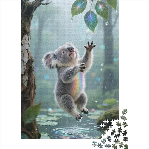 Familien-Puzzleabend Mit Koala | 1000 Teile Aus Holz | Bildungsspielzeug, Das Spaß Macht Und Zum Denken Anregt von FSMHDG
