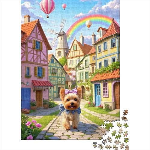 Familien-Puzzleabend Mit Yorkshire Terrier | 1000 Teile Aus Holz | Bildungsspielzeug, Das Spaß Macht Und Zum Denken Anregt Familien-Puzzleabend Mit Yorkshire Terrier | 1000 Teile Aus Holz | Bildungsspielzeug, Das Spaß Macht Und Zum Denken Anregt von FSMHDG